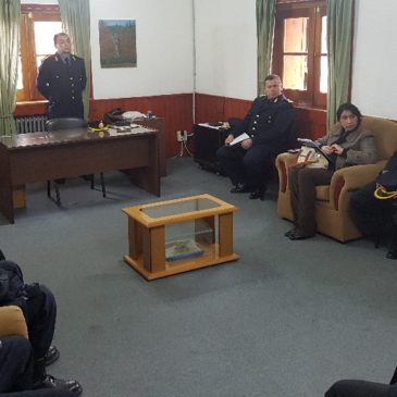 Jara se reunió con los jefes policiales de Bariloche