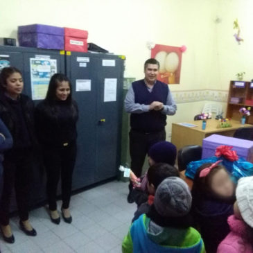 La Comisaría de la Familia recibió la visita de un Centro Cristiano