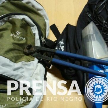 Un hombre fue detenido y otro demorado cuando escapaban con elementos robados