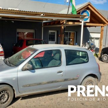 Secuestran vehículo que había sido robado en Neuquén