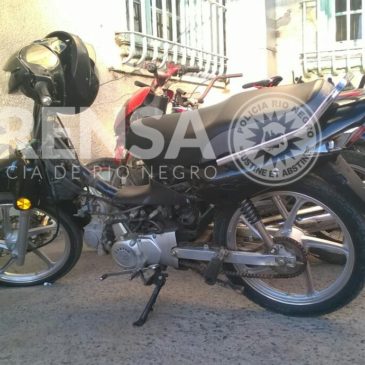 Circulaba en una motocicleta con Pedido de Secuestro y quedó demorado