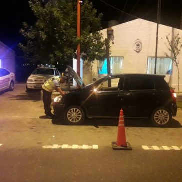 Auto robado en Chubut fue encontrado por los efectivos de Chichinales