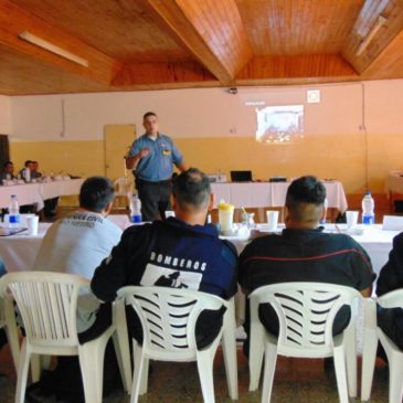 Bomberos del Alto Valle se capacitaron en Investigación de Incendios