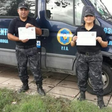 Personal de Canes de la Policía de Río Negro se capacitó en Buenos Aires