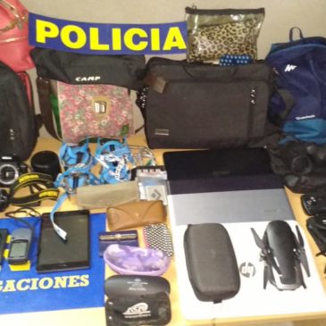 Delincuentes detenidos en Bariloche habían enviado elementos robados por encomienda