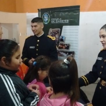 La Escuela de Cadetes participó de la 3º Expo del Niño en Sierra Grande