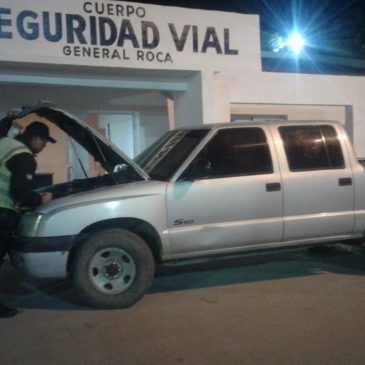 Secuestran en Cervantes camioneta buscada en Neuquén