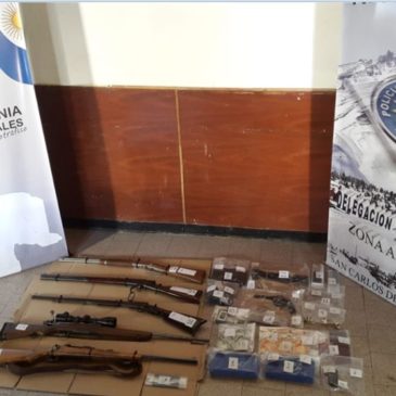 Bariloche: cinco detenidos en millonario golpe al narcotráfico en el que secuestraron más de 3 kg de cocaína y seis armas de fuego