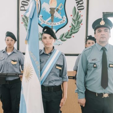 Se realizó el Acto de Designacion de Suboficiales Cadetes y  el cambio abanderados y escoltas en la Escuela de Cadetes de Viedma