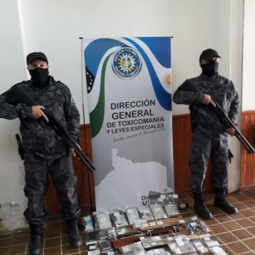 Fuerte golpe al narcotráfico en Viedma: secuestraron más de 6 kilos de cocaína