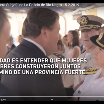 Asunción de la Primera Subjefe de La Policía de Río Negro 15-2-2019