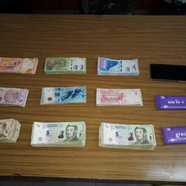 Sierra Grande: Se recuperó dinero robado tras un rápido accionar policial.