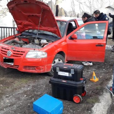 Secuestran el vehículo en el que se movilizaban los presuntos autores de un robo