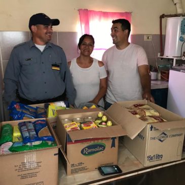 Gesto solidario para con más de cien niños de los comedores de Viedma.