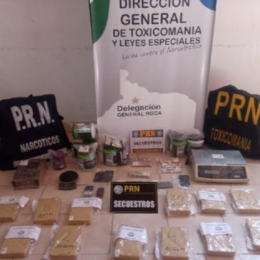 Operativo “Ruta Blanca”: desarticulan banda que comercializaba drogas en Río Negro y Chubut