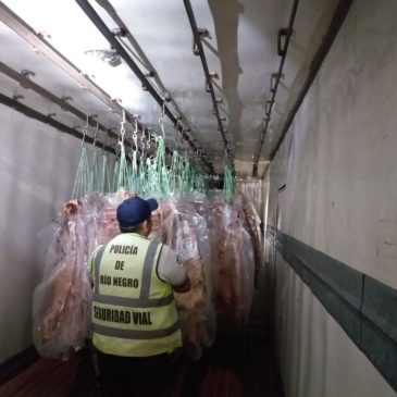 Secuestran carne que era transportada sin refrigeración