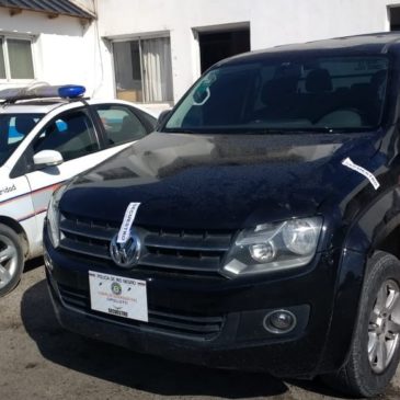 Secuestran una camioneta que había sido robada en Buenos Aires