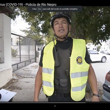 Spot informativo: Coronavirus (COVID-19) – Policía de Río Negro