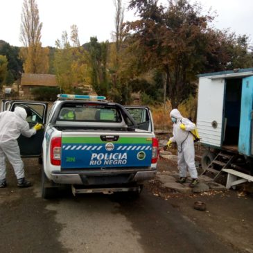 No cesan las tareas de desinfección y equipamiento en unidades de la Zona Andina