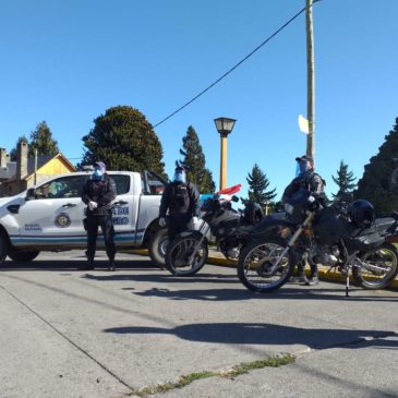 Donaron máscaras de protección a efectivos policiales