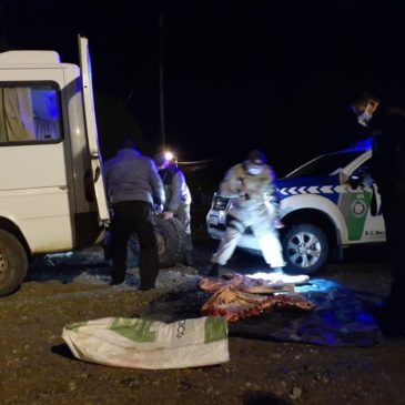 Secuestran 200 kilos de carne faenada clandestinamente