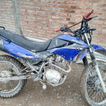 Viedma: Recuperan moto robada