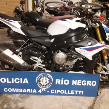La Policía de Río Negro recuperó motos robadas en Cipolletti