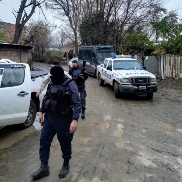 Cipolletti: continúan los allanamientos en barrio Costa Norte