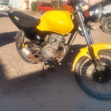San Antonio: policías recuperaron una motocicleta robada