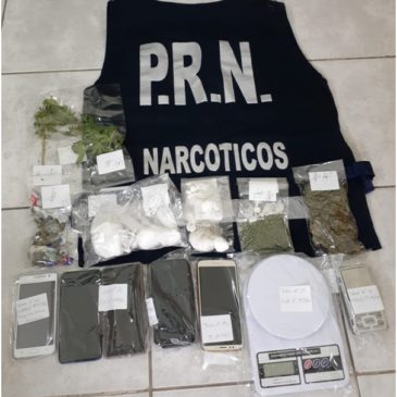 Se secuestraron varias dosis de estupefacientes en allanamientos realizados en Viedma  y General Enrique Godoy