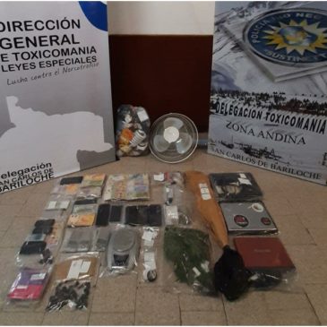 La Policía desplegó un importante operativo antidroga en Bariloche