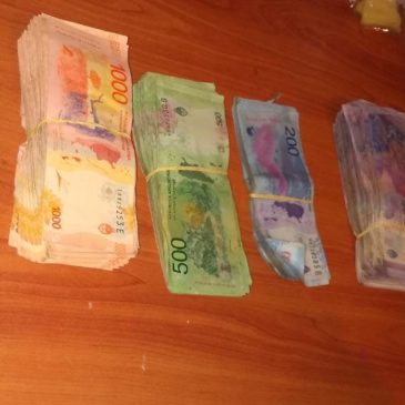 Recuperan dinero que había sido robado de una casa