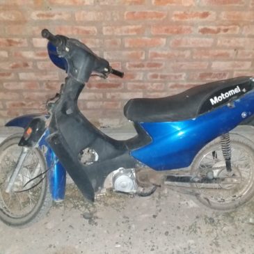 Se recuperó una moto robada en Viedma