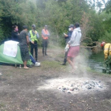 Importante operativo para impedir fogones y campamentos en Villa Los Coihues