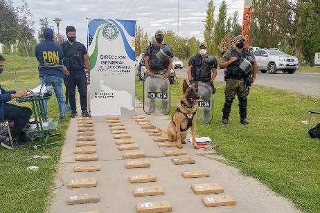 La política provincial contra el narcotráfico sigue dando sus frutos en Río Negro