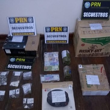 La Policía de Río Negro desarticuló puntos de venta de droga en Villa Regina y Viedma