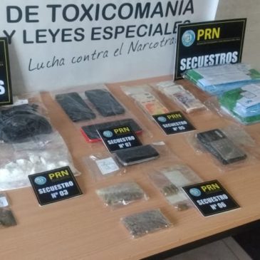 La Policía de Río Negro desarticuló un punto de venta de drogas en General Roca