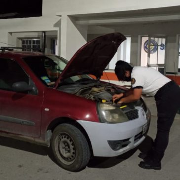 Seguridad Vial de Roca recuperó un auto robado en Neuquén