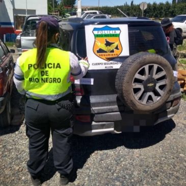 Retienen vehículo con pedido de secuestro desde Buenos Aires