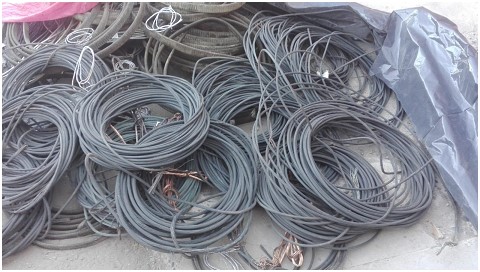 Policía recuperó una importante cantidad de cables de cobre sustraídos en diversos procedimientos