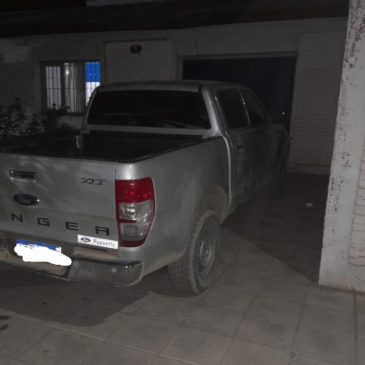 La Policía de Río Negro recuperó una camioneta robada en Neuquén