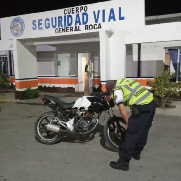 Alto Valle: se secuestraron dos motos en controles policiales