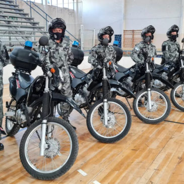 Se realizó el cierre de una capacitación para las Brigadas Motorizadas de la Policía de Río Negro