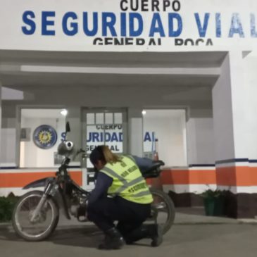 General Roca: se recuperó una moto robada