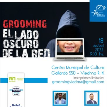 Los referentes máximos de Grooming Argentina arribarán a Viedma para brindar la charla “El lado oscuro de la red”