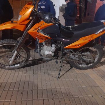 La Policía de Río Negro recuperó dos motos robadas en Viedma