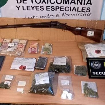 Valle Medio: Policía desarticuló tres puntos de venta de drogas en Chimpay