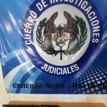 General Roca: Policía secuestró armas de fabricación casera