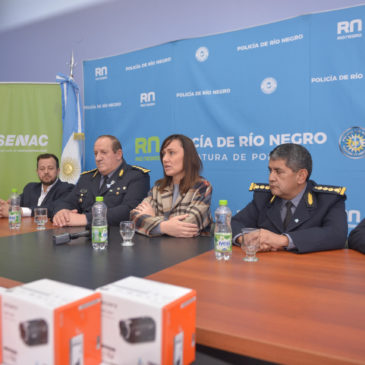 La Policía de Río Negro recibió nuevas videocámaras para sus investigaciones contra el narcotráfico
