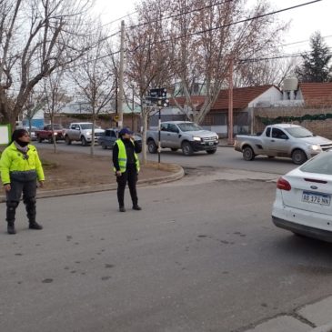 La Policía rionegrina continúa con el despliegue de operativos de cuidado y control en el Alto Valle